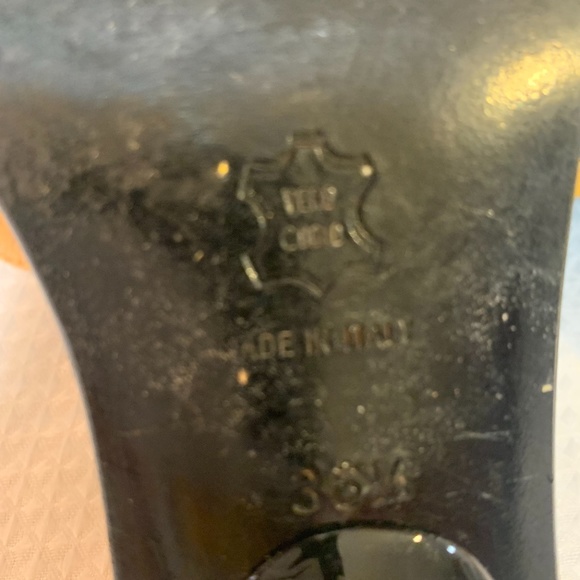 Divina Italian sandals with cute heel Sz ~6 - Picture 5 of 5